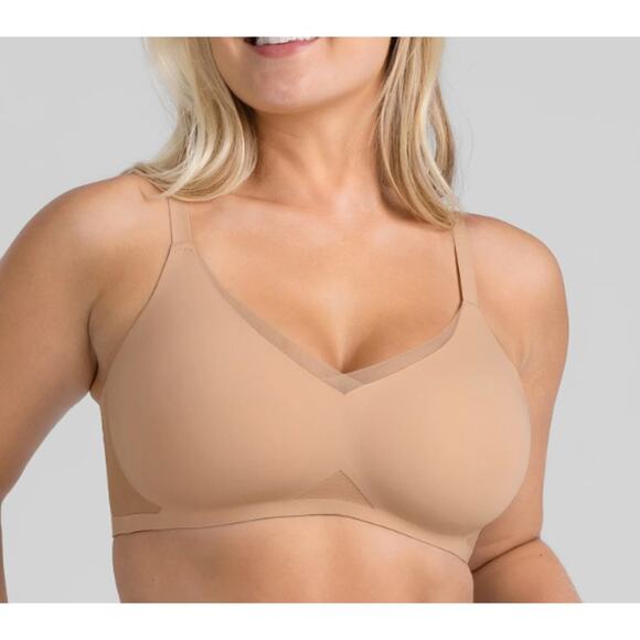 Honeylove Silhouette Crossover Beige Bra Extra Large - Picture 1 of 6